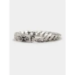 Men's Silver Dagger ID Cuban Link Bracelet
