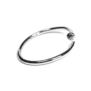 Chrome Hearts Cross Ball Open Bangle Bracelet