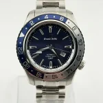 Chrome Hearts Blue Dial Stainless Steel GMT Watch