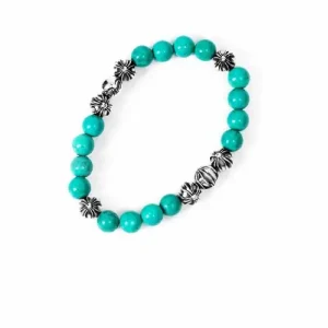 Men’s Turquoise Cross Bracelet