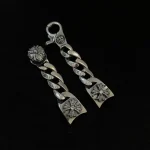 Chain Strap Watch for Men – Gothic Cross Stainless Steel