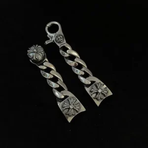 Chain Strap Watch for Men – Gothic Cross Stainless Steel