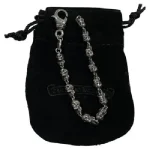 Gothic Skull Link Chain Bracelet for Men