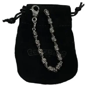 Gothic Skull Link Chain Bracelet for Men