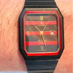 Chrome Hearts Watch – Red Stripe Vintage Style