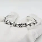 Men’s Silver Cross Cuff Bracelet